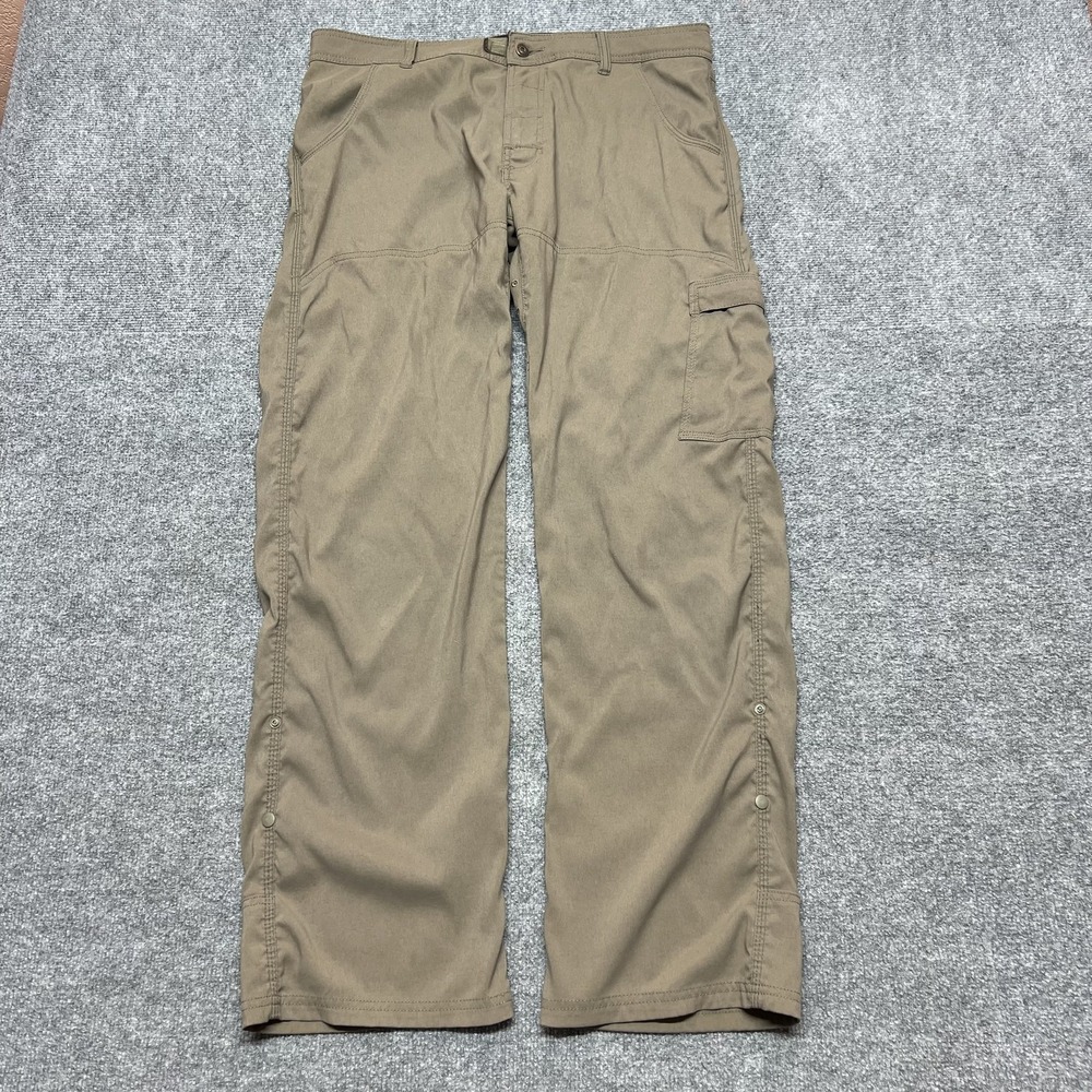 PrAna Pants Mens 34x32 Cargo Microfiber Relaxed Fit Breathe Outdoor Hiking